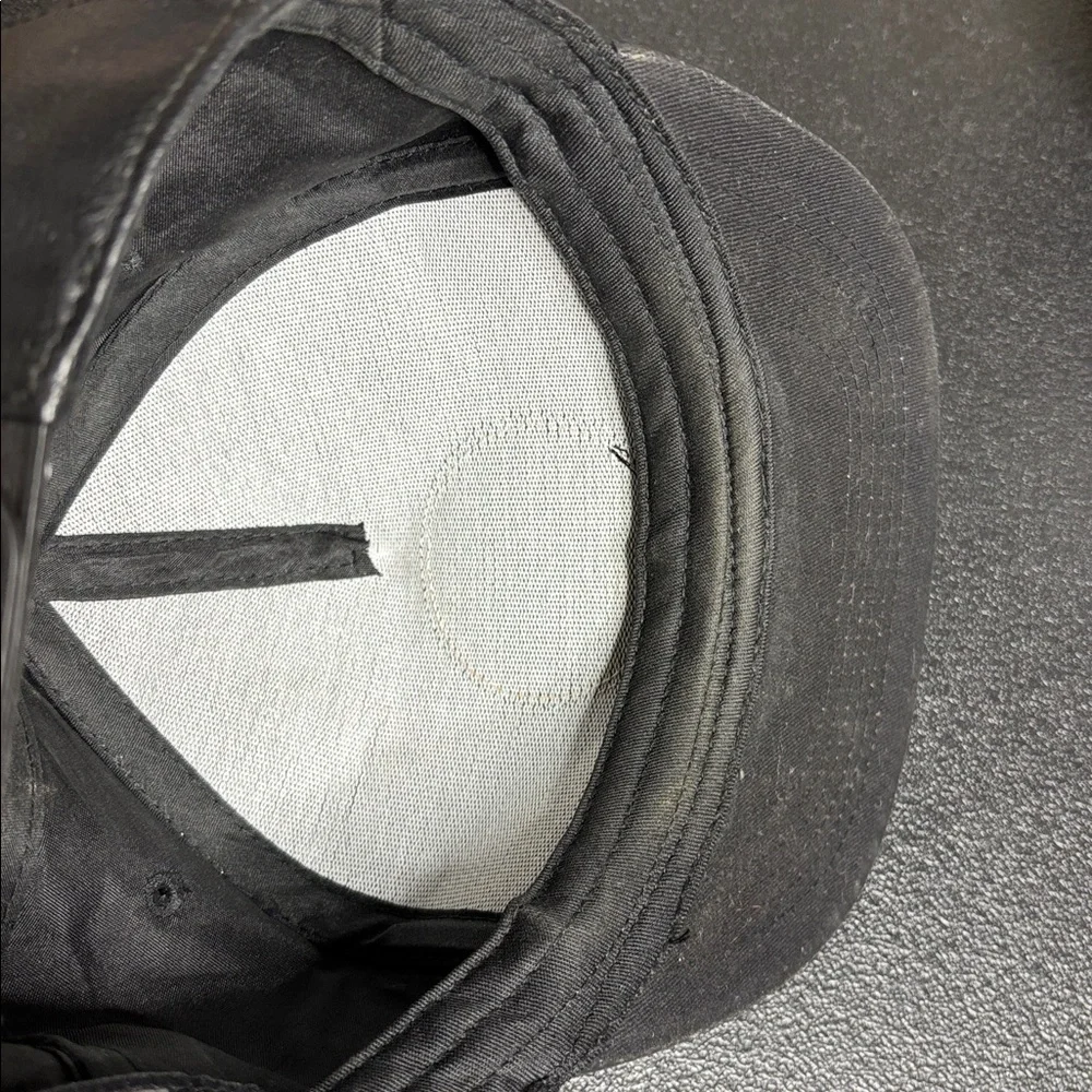 Zion Faux Leather Black Lone Star State Cap